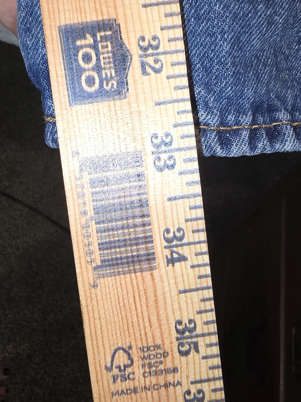 Levi's 501 Button Fly Men's Jeans W36 L36 Medium Wash Big E Leather Patch